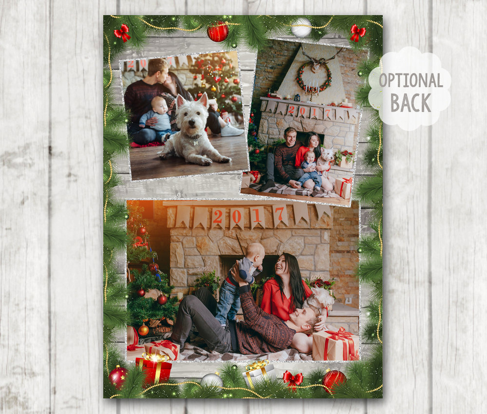 Custom Christmas Card, Christmas Card – Happy Barn